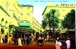 Alger - Angle place du gouvernement et rue Bab-el-oued